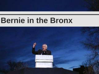 Bernie in the Bronx