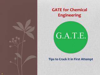 How to crack Gate for Chemical Engineering