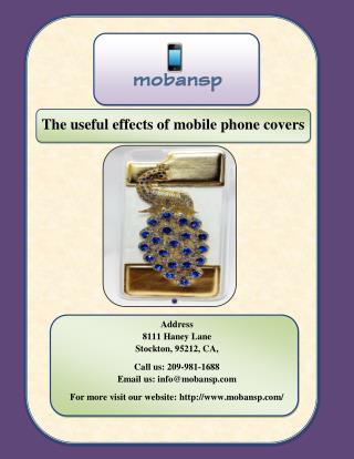 The useful effects of mobile phone covers