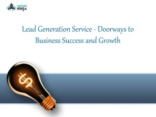 Lead Generation Service - Doorways to Business Success and Growth