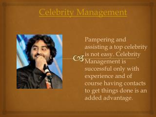 Celebrity Management