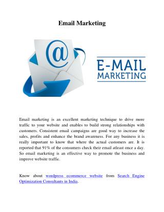 Reasons you should start an Email Marketing Campaign