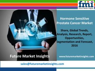 Hormone Sensitive Prostate Cancer Market Volume Analysis, Segments, Value Share and Key Trends 2016-2026