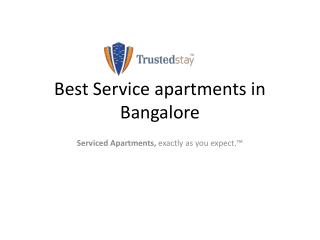 Best Service apartments in Bangalore