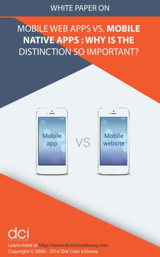 Mobile Web Apps vs. Mobile Native Apps