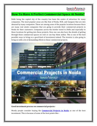 Commercial Projects in Noida