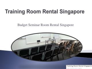 Seminar Room Rental Singapore