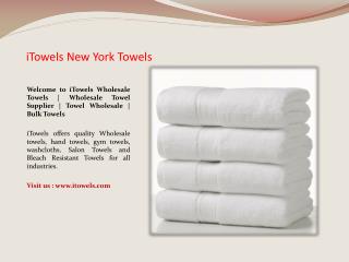 Hotel Towels Wholesale New York