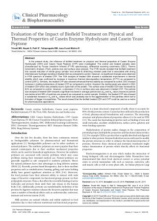 Casein Enzyme Hydrolysate & Casein Yeast Peptone