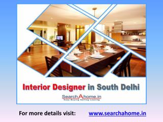 Interior Designers in South Delhi