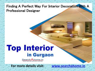 Top Interior Designers in Gurgaon