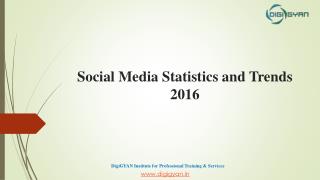 Social Media Statistics and Trends