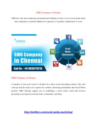 SMO Company in Chennai