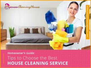 Guide to Choose the Right House Cleaning Service in MD