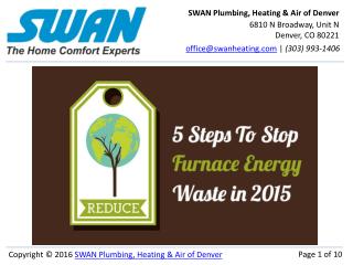 Cut Down On Your Furnace Energy Waste in 2016