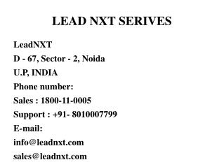 Lead Management Software Service India