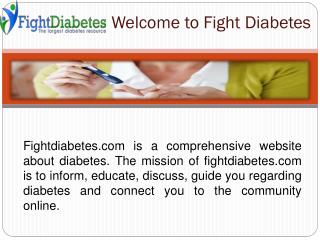 Know More about Diabetes