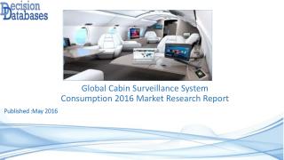 Worldwide Cabin Surveillance System Consumption Industry Analysis and Revenue Forecast 2016