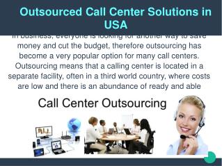 Outsourced Call Center Solutions in USA