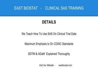 Clinical SAS Training