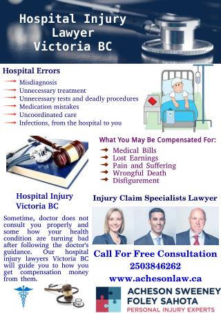 Hospital Injury Victoria BC