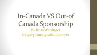 In or Out Canadian Sponsorship