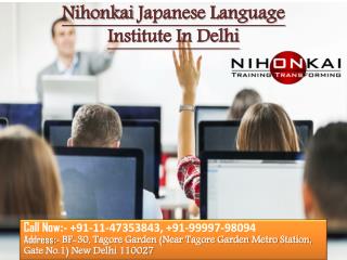 Nihonkai Japanese Language Institute In Delhi