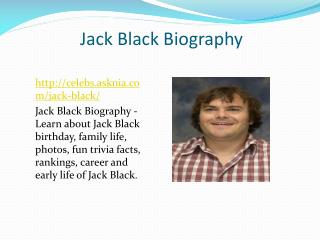Jack Black Biography | Biography Of Jack Black