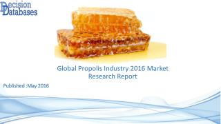 International Propolis Market Forecasts to 2021