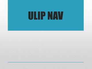ULIP NAV - Unit Linked Insurance Plan