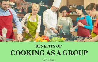 Cooking as a group helps build stronger teams