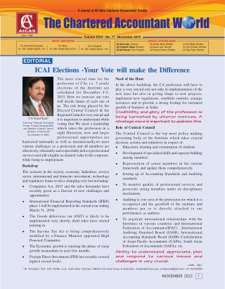 ICAI Elections -Your Vote will make the Difference