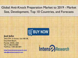 Global Anti-Knock Preparation Market 2016: Industry Analysis, Market Size, Share, Growth and Forecast 2019