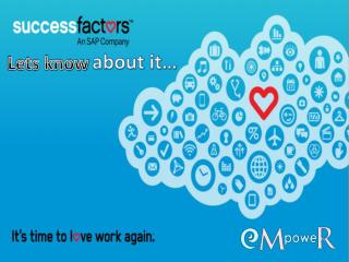 SAP HCM Successfactors Online Training