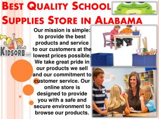 Best Quality School Supplies Store in Alabama