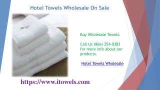 Hotel Towels Wholesale On Sale