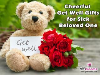 Healthy Get Well Gifts for Sick Beloved One