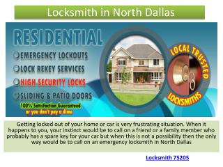Locksmith in North Dallas