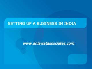 Setting up a business in India