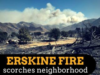 Erskine Fire scorches neighborhood