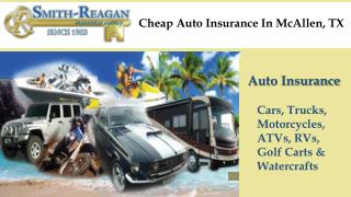 Cheap Auto Insurance In McAllen, TX