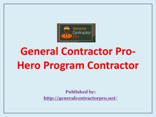Hero Program Contractor