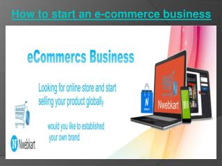 How to start eCommerce business