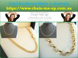 Gold Necklaces Made in Australia