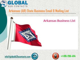 Arkansas State Business Email & Mailing List