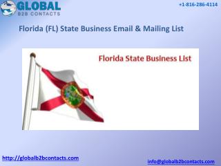 Florida State Business Email & Mailing List