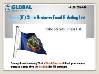 Idaho State Business Email & Mailing List