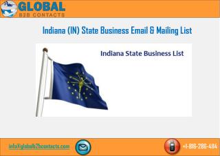 Indiana State Business Email & Mailing List