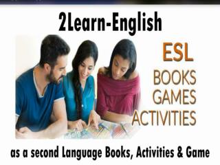 Materials For Teaching English As A Second Language ESL