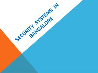 security systems in Bangalore